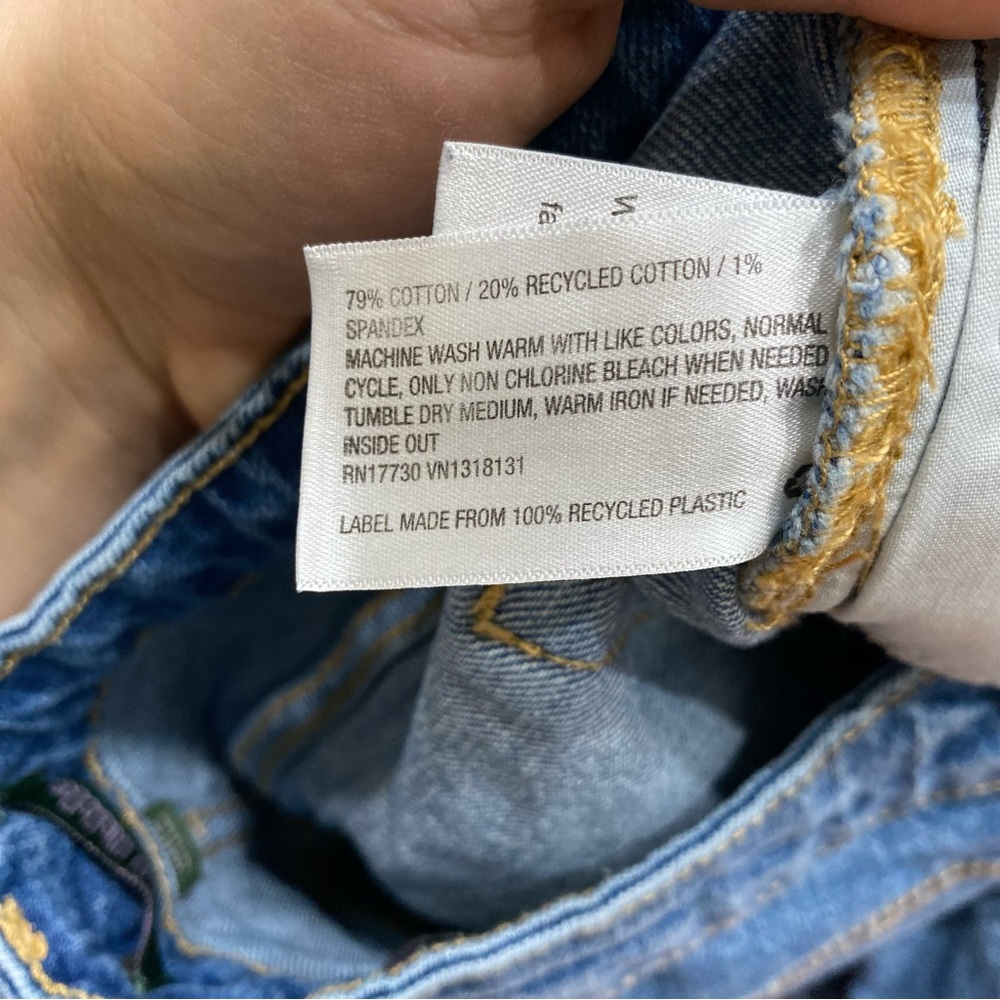 714 wild fable Denim Blue Women's Shorts - Picture 7 of 10